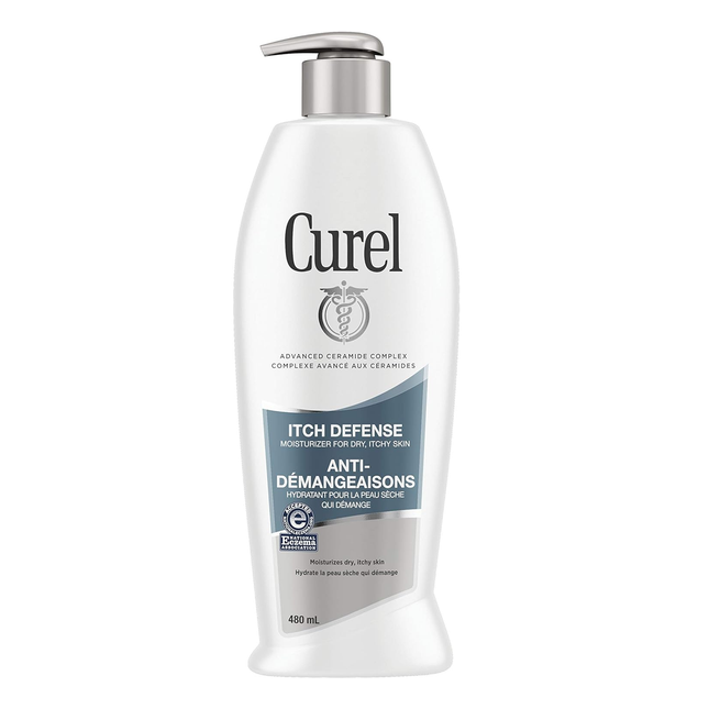 Curel - Itch Defense - Hydratant pour peau sèche et qui démange | 480 ml 