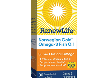 Renew Life - Norwegian Gold Super Critical Omega | 30 gélules