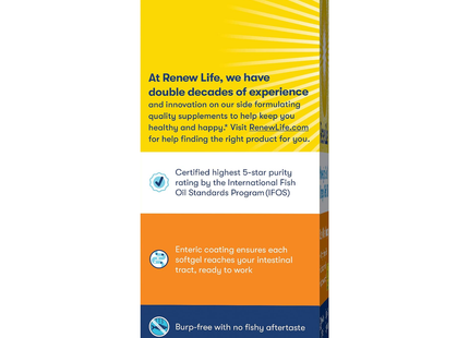 Renew Life - Norwegian Gold Super Critical Omega | 30 gélules