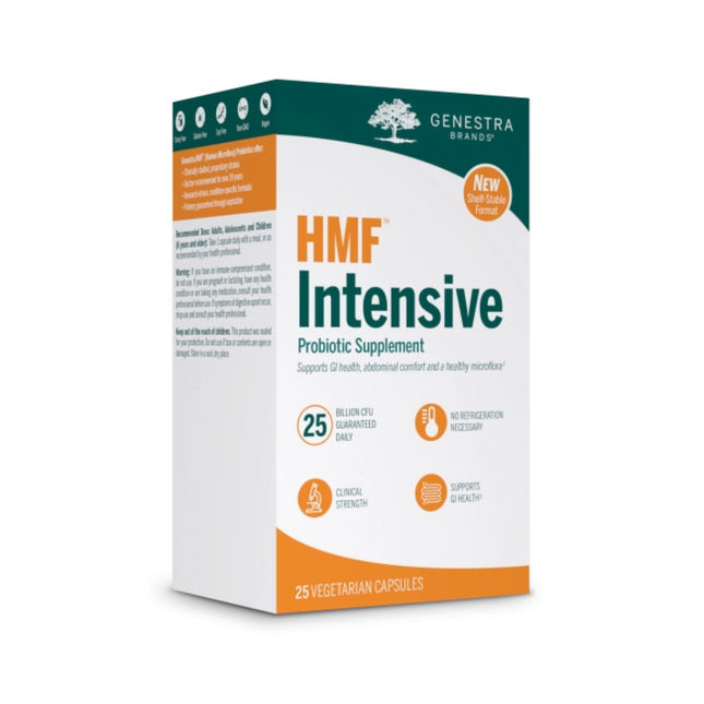 Genestra - HMF Intensive Probiotic, Shelf Stable | 25 Capsules