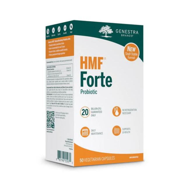 Genestra - HMF Forte, Shelf Stable | 50 Capsules
