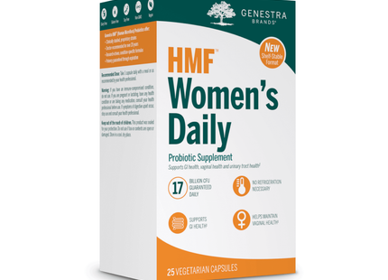 Genestra - HMF pour femmes, comprimés journaliers, conservation à température ambiante | 25 capsules