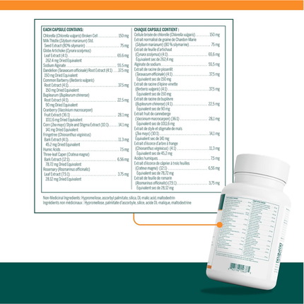 Genestra - Liv Detox amélioré | 120 capsules