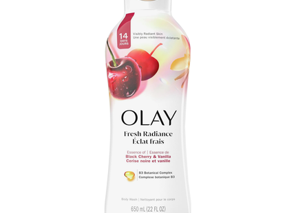 Olay - Fresh Radiance Body Wash Black Cherry & Vanilla | 650 mL