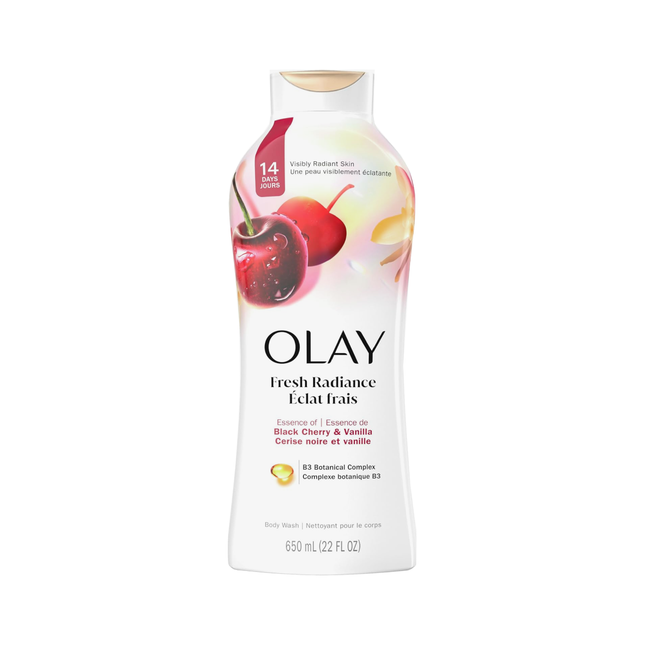Olay - Fresh Radiance Body Wash Black Cherry & Vanilla | 650 mL