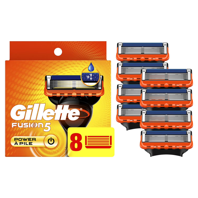 Gillette - Fusion 5 Power Replacement Blades | 8 Cartridges