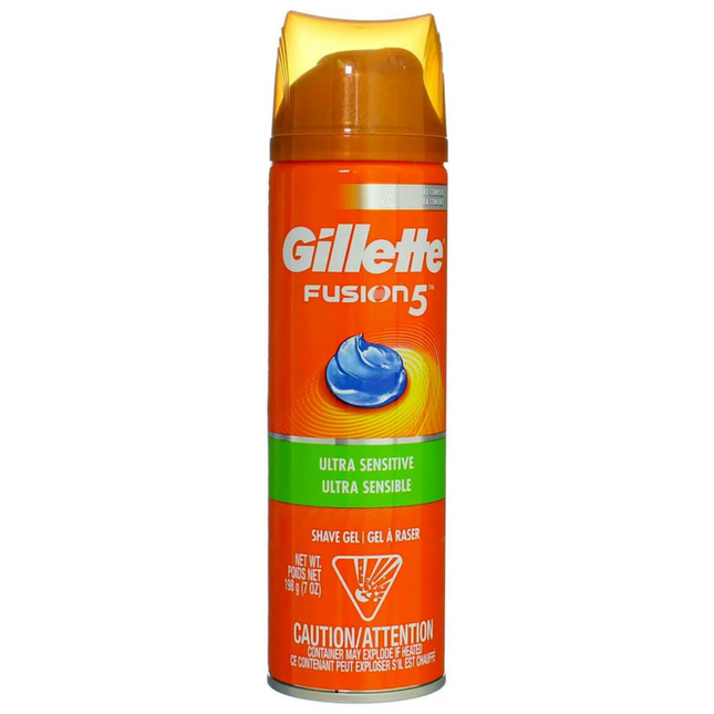 Gillette - Gel à raser Fusion 5 ultra sensible | 198 g