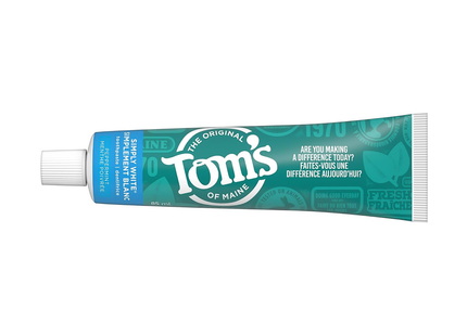 Tom's of Maine - Simply White Peppermint Natural Toothpaste | 85 mL