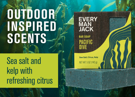 Every Man Jack - Savon corporel Cold Plunge, Pacific Dive | 142 g