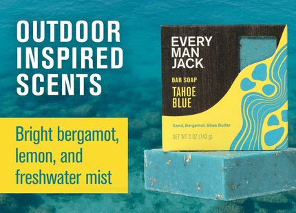 Savon corporel Every Man Jack - Cold Plunge, bleu Tahoe | 142 g