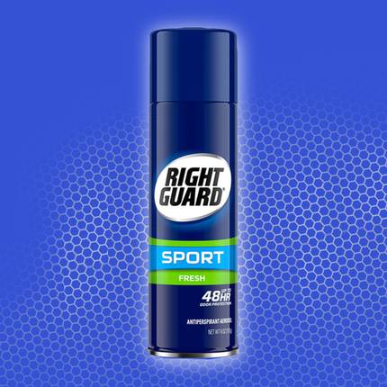 Right Guard - Sport Fresh - Antisudorifique et déodorant en aérosol - Protection 48 heures | 157g
