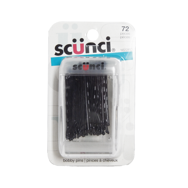 Scunci - Black Bobby Pins | 72 Pieces