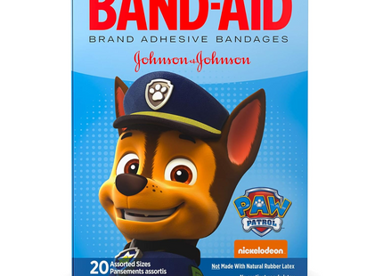 Band-Aid - Paw Patrol Bandages, Assorted Sizes | 20 Pack