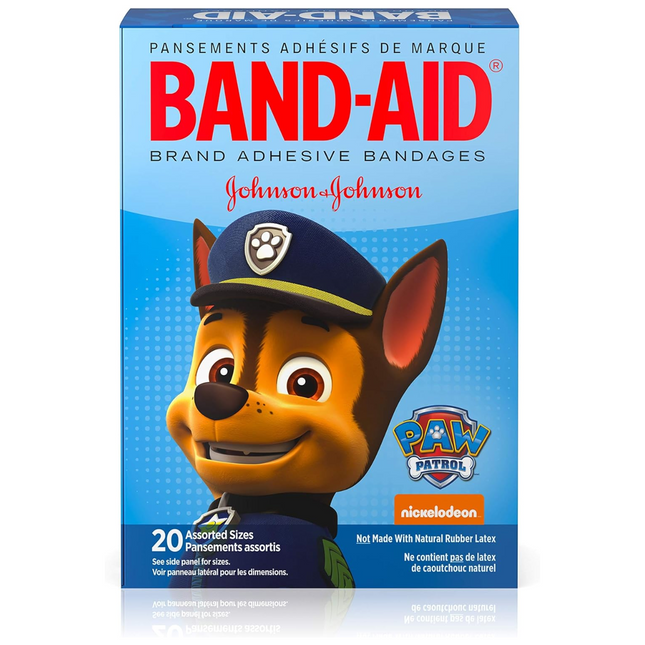 Band-Aid - Paw Patrol Bandages, Assorted Sizes | 20 Pack