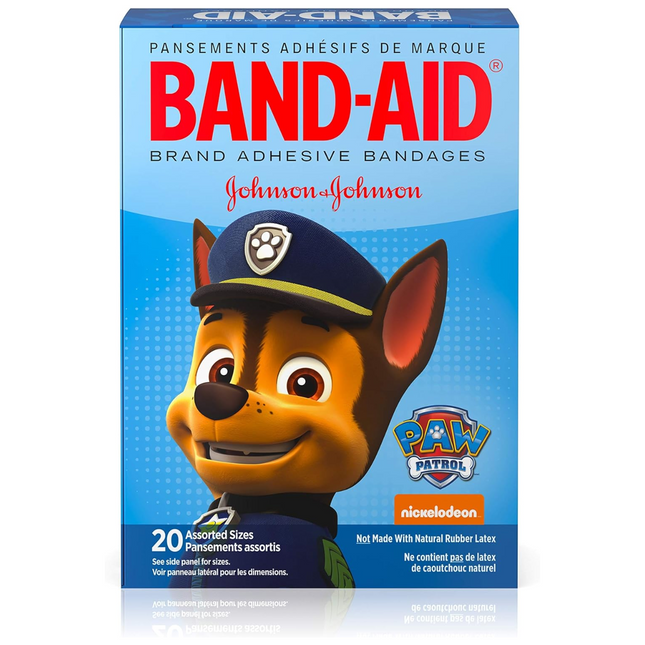 Band-Aid - Bandages Paw Patrol, tailles assorties | Paquet de 20