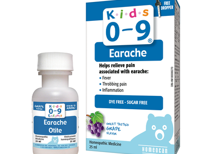 HOMEOCAN - Kids 0-9 Earache Solution | 25 mL