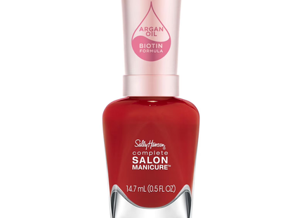 Sally Hansen - Vernis à ongles Complet Salon Manucure à l'huile d'argan et à la biotine | 14,7 mL