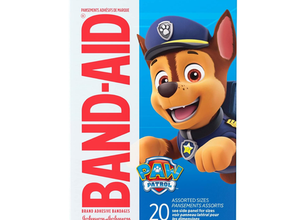 Band-Aid - Paw Patrol Bandages, Assorted Sizes | 20 Pack