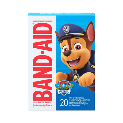 Band-Aid - Paw Patrol Bandages, Assorted Sizes | 20 Pack