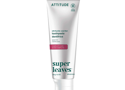 Attitude - Super Leaves Toothpaste With Fluoride Complete Care | 120 g