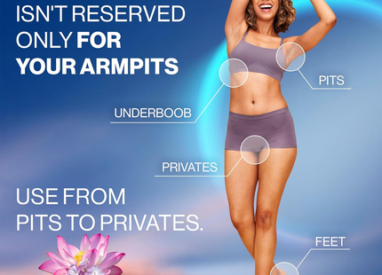 Secret - Whole Body Aluminum Free Deodorant for Women Body Spray, Lilac & Waterlily | 99 g