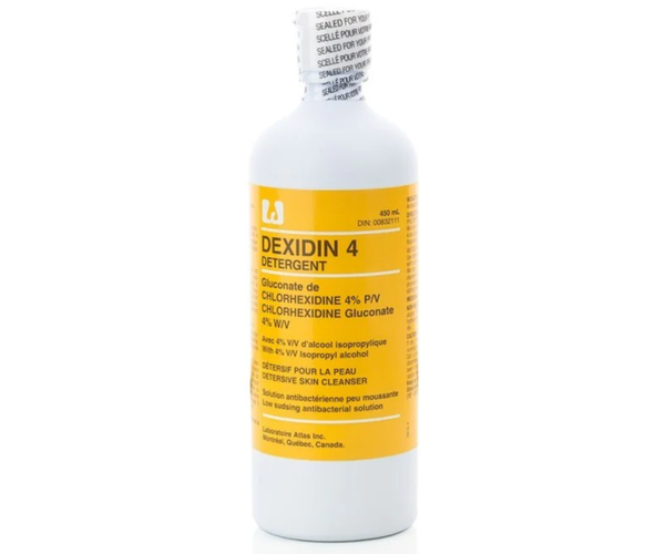 Dexidin 4 Detergent - Low Sudsing Antibacterial Solution | 450ml ...