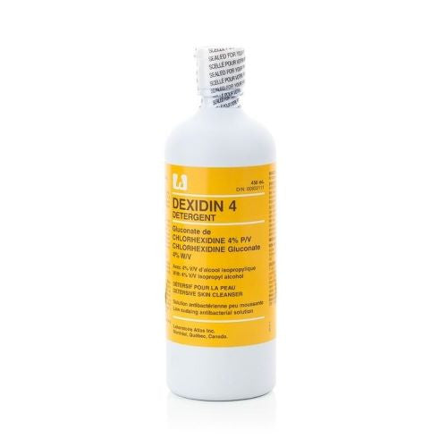 Détergent Dexidin 4 – Solution antibactérienne à faible mousse | 450 ml