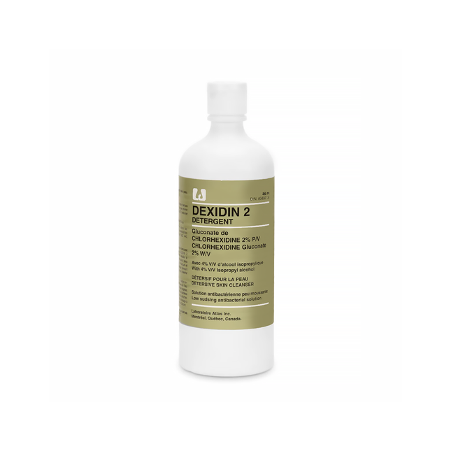 Dexidin 2 – Détergent nettoyant pour la peau | 450 ml