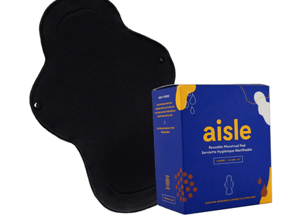 Aisle - Serviette hygiénique réutilisable, Super | 13 po