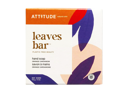 SAVON À MAINS BARRE ATTITUDE ORANGE CARDAMOME