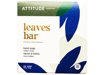 Attitude - Leaves Bar Hand Soap, Herbal Musk | 113 g