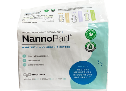 NannoPad - 100% Organic Cotton | Multipack