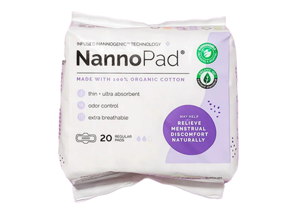 NannoPad - 100% Organic Cotton Pads | 20 Pads