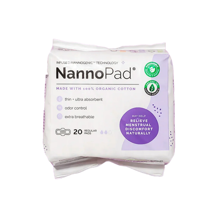 NannoPad - Disques démaquillants 100 % coton biologique | 20 disques