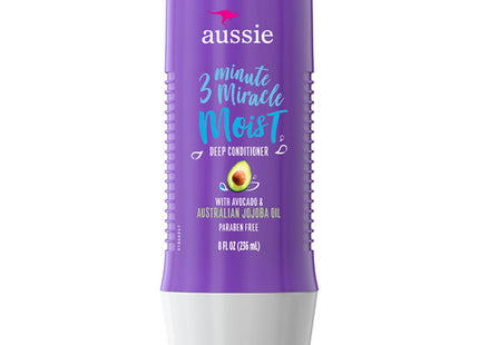 Aussie - 3 Minute Miracle Moist - Deep Conditioner with Avocado & Australian Jojoba Oil | 236 ml