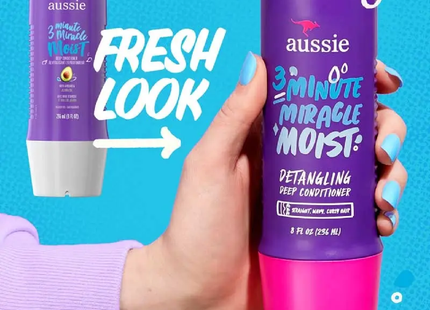 Aussie - 3 Minute Miracle Moist - Deep Conditioner with Avocado & Australian Jojoba Oil | 236 ml