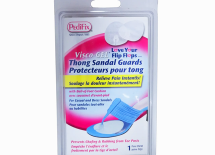 Pedifix Visco-Gel Protège-sandales avec coussin de plante du pied | 1 paire