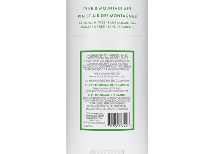 NATIVE - Aluminum Free Deodorant, Pine & Mountain Air | 75 g