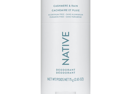 NATIVE - Aluminum Free Deodorant, Cashmere & Rain | 75 g