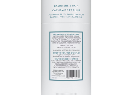 NATIVE - Aluminum Free Deodorant, Cashmere & Rain | 75 g