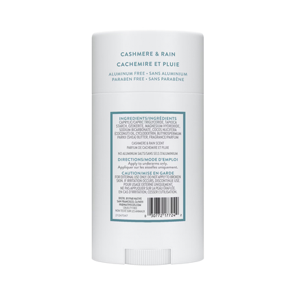 NATIVE - Déodorant sans aluminium, Cachemire et Pluie | 75 g