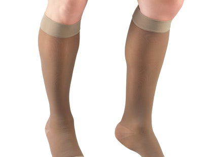 TRUFORM - Ladies' Sheer "Lites" Knee High | Open Toe 8-15 Mmhg