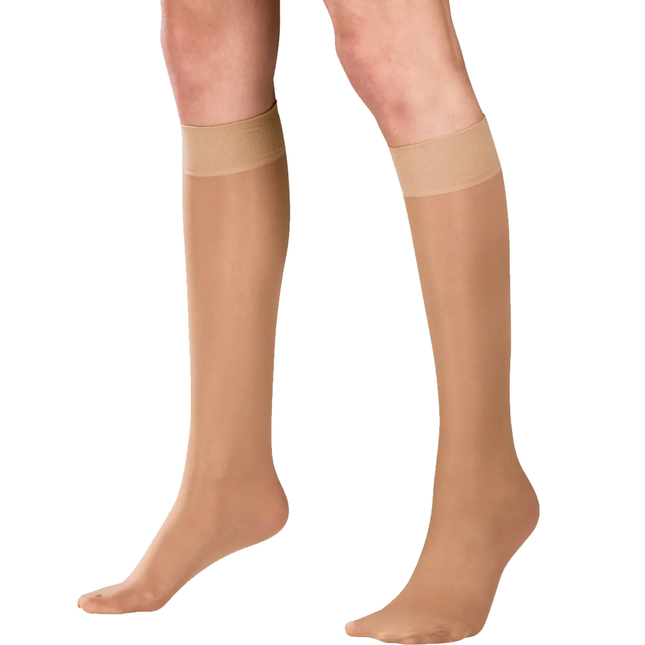 TRUFORM - Ladies' Sheer Lites Knee High, Closed Toe | 15-20 mmhg