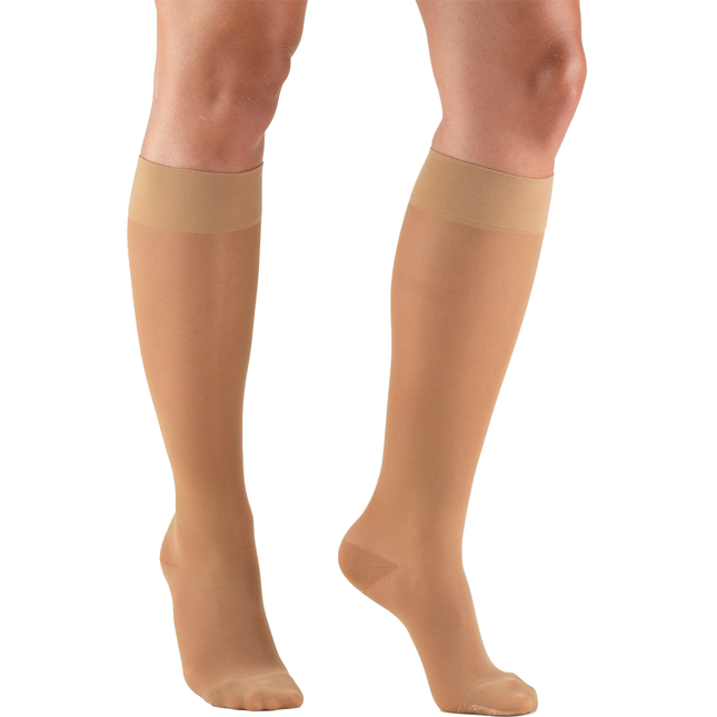 TRUFORM - Ladies' Sheer Lites Knee High, Closed Toe | 15-20 mmhg