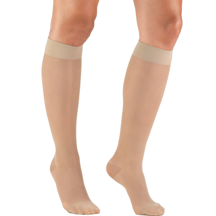 TRUFORM - Ladies' Sheer Lites Knee High, Closed Toe | 15-20 mmhg