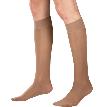 TRUFORM - Ladies' Sheer Lites Knee High, Closed Toe | 15-20 mmhg