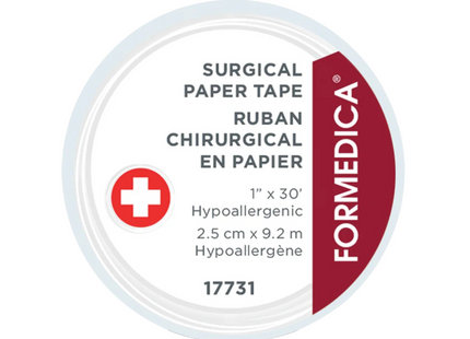 Formedica - Ruban adhésif chirurgical en papier | 2,5 cm x 76,2 cm