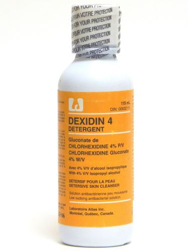 Dexidin 4 Detergent - Low Sudsing Antibacterial Solution | 115mL