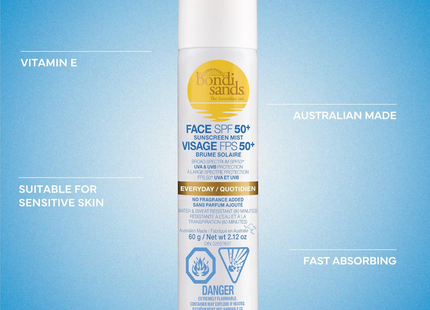 Bondi Sands - Face Sunscreen SPF 50+ | 60 g