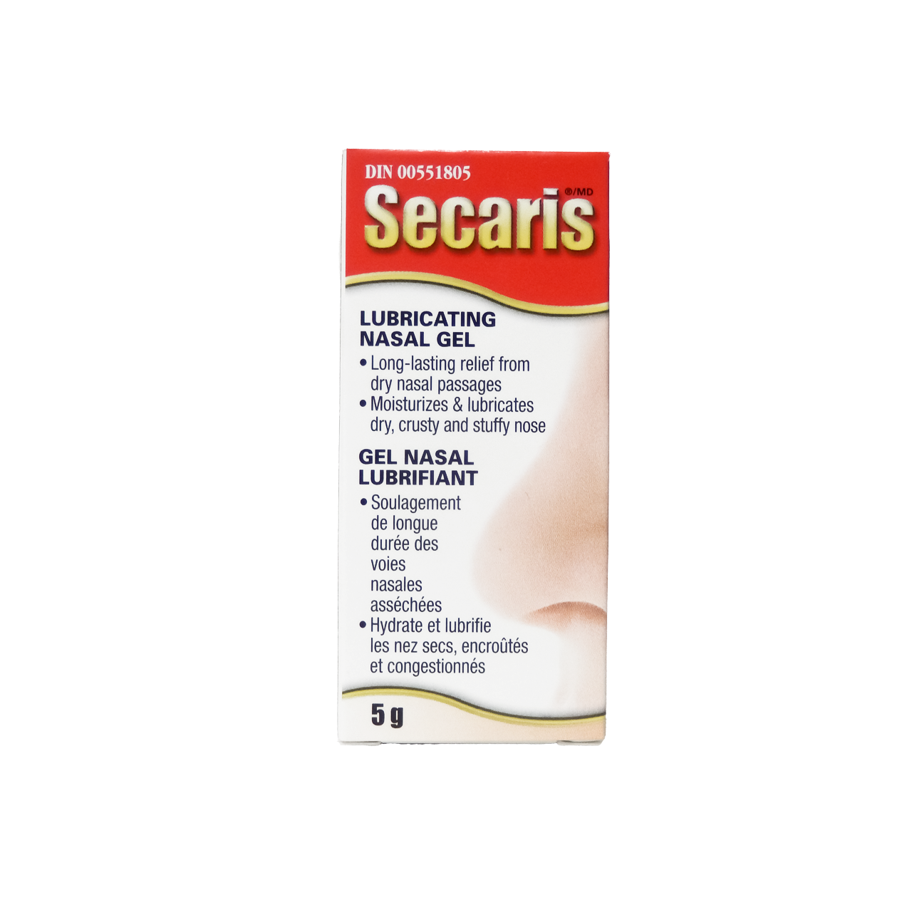 Secaris Lubricating Nasal Gel 5 g White Cross E Store